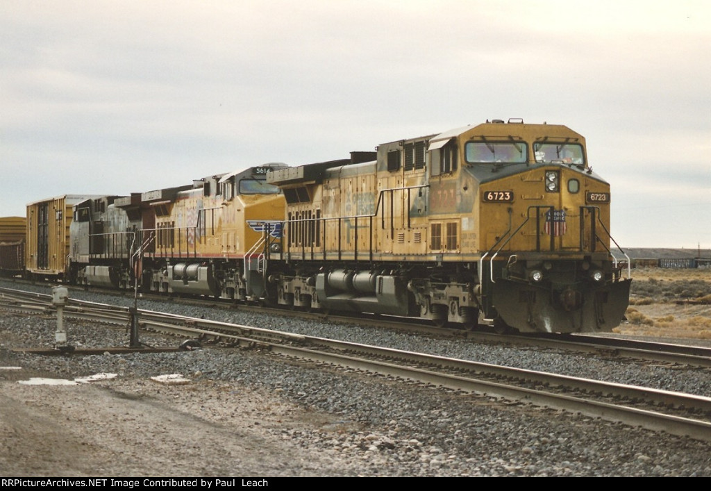 Tied down eastbound manifest waits in the siding